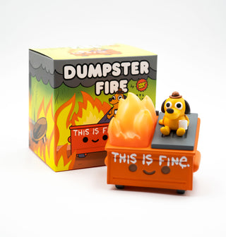This is Fine Dumpster Fire Vinyl by 100% Soft